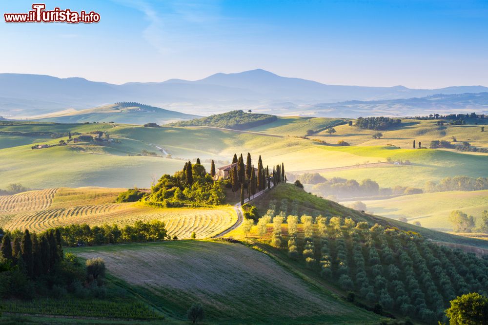 Immagine Il paesaggio magico intorno a San Quirico d'Orcia in Toscana, provincia di Siena - ©  Stefano Termanini / Shutterstock.com