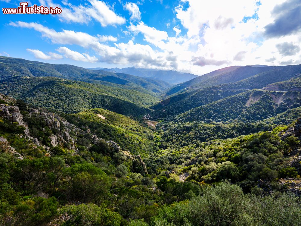 Immagine Il panorama della regione di Arbus nel sud-ovest della Sardegna