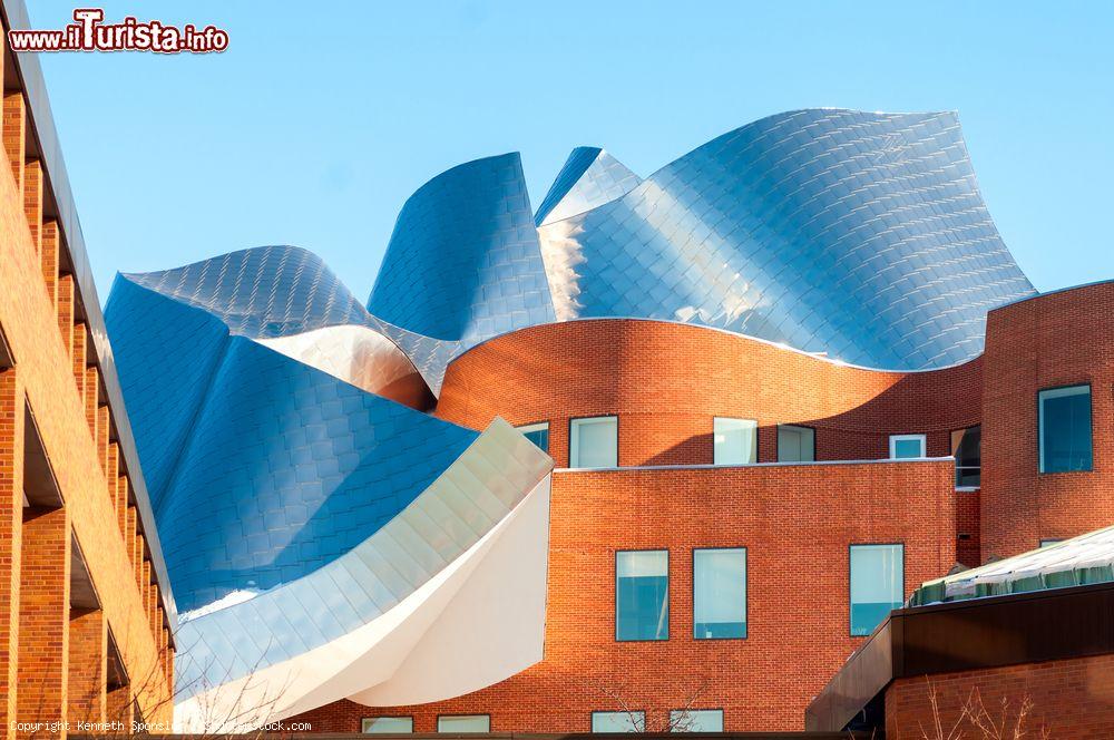 Immagine Il Peter B. Lewis Building a Cleveland, Ohio, USA: disegnato dall'architetto Frank Gehry, si trova nel campus della Case Western Reserve University - © Kenneth Sponsler / Shutterstock.com