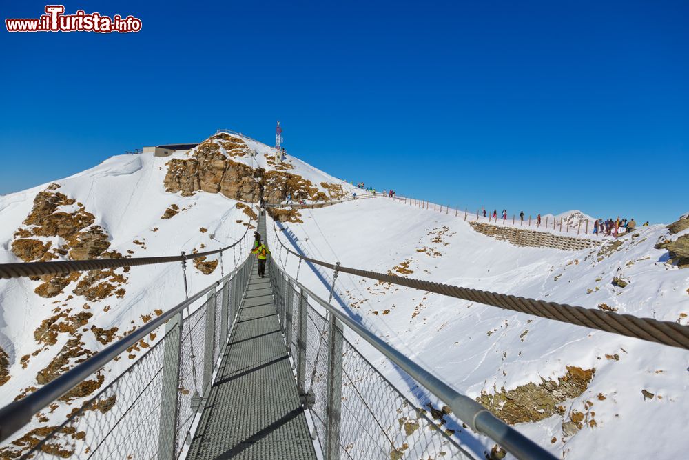 Immagine Il ponte sospeso sulle montagne dello ski resort di Bad Gastein, Austria. Un'emozione da non perdere per chi si reca in questi luoghi sui monti Tauri.