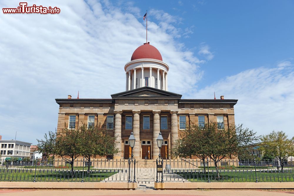 Immagine Il vecchio Campidoglio della città americana di Springfield, Illinois.