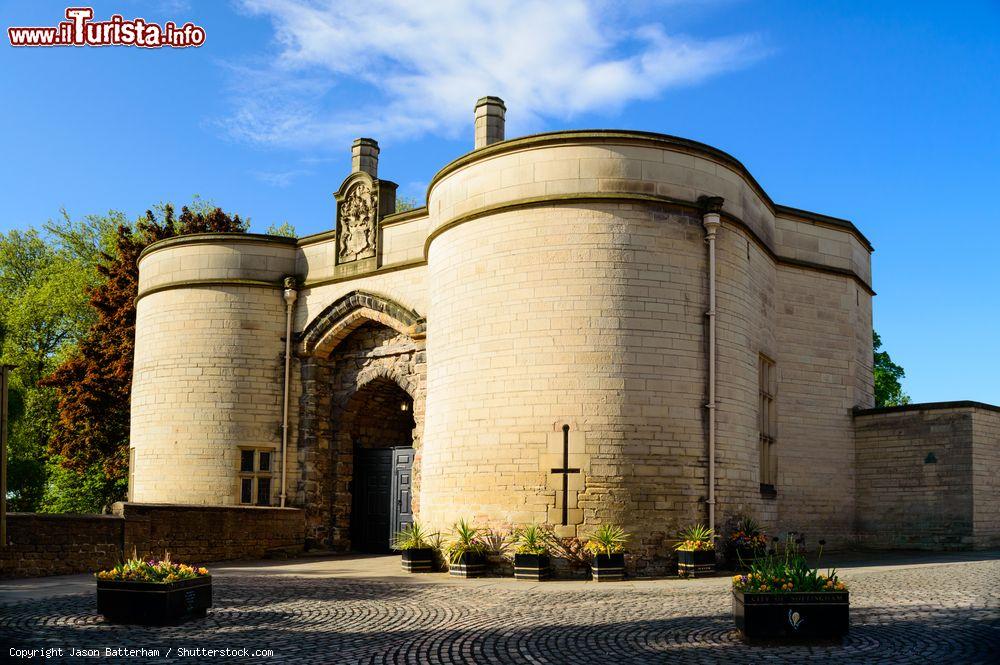 Immagine Veduta esterna dell'ingresso della portineria al castello di Nottingham, Inghilterra - © Jason Batterham / Shutterstock.com