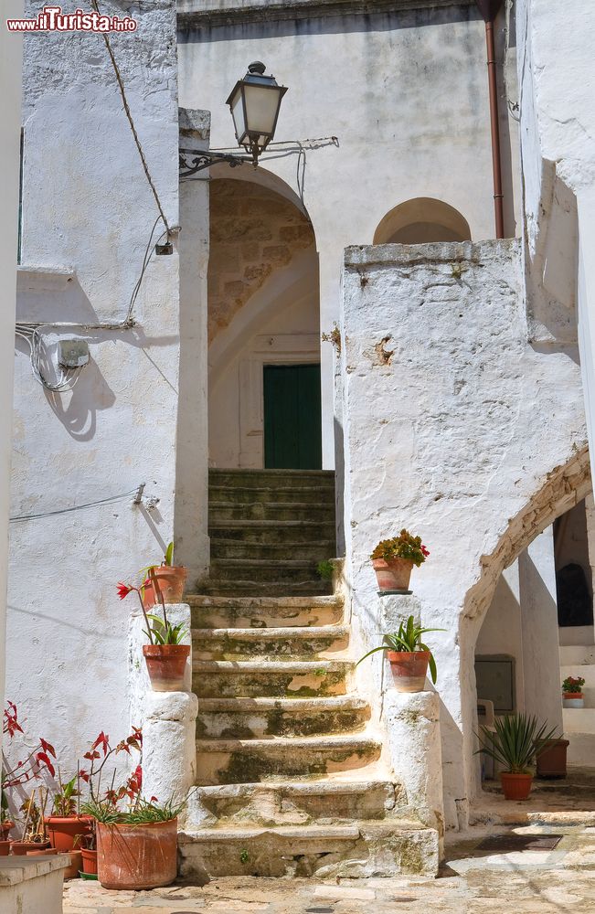 Immagine Ingresso di una casa storica nel borgo di Ceglie Messapica, Puglia.