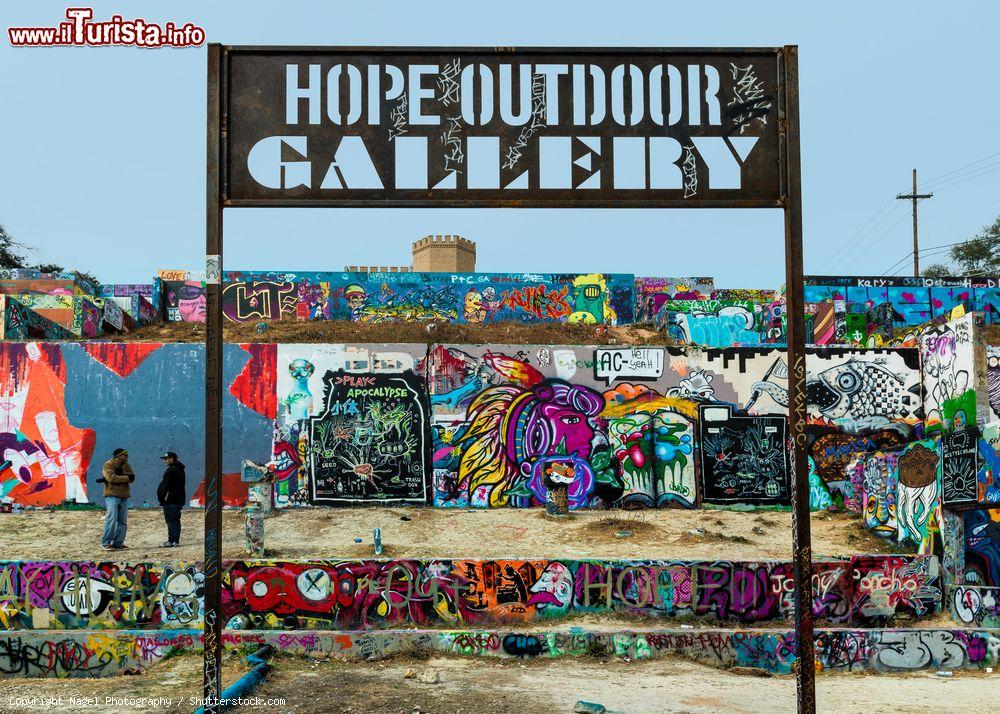 Immagine Insegna della Hope Outdoor Gallery (Graffiti Park) a Austin, Texas - © Nagel Photography / Shutterstock.com