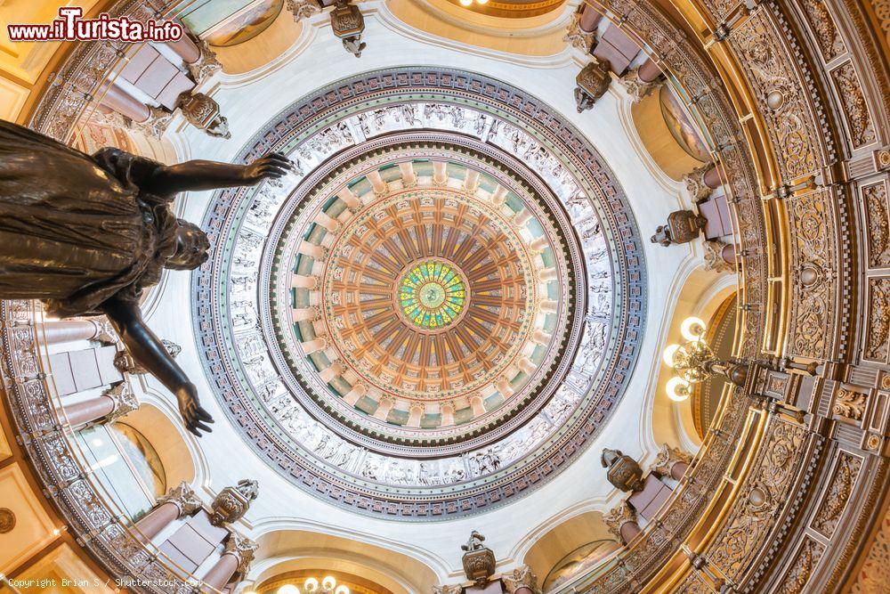 Immagine Interno della cupola del Campidoglio di Springfield, Illinois (USA) - © Brian S / Shutterstock.com