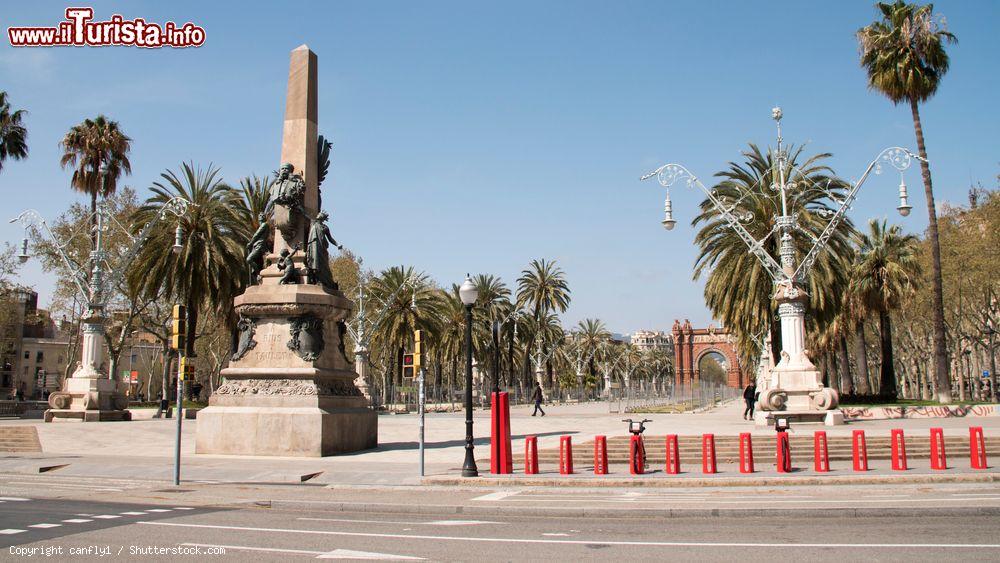 Immagine L'Arc de Triomf in centro a Barcellona senza turisti: Covid-19 ha fermato anche la Catalogna - © canfly1 / Shutterstock.com