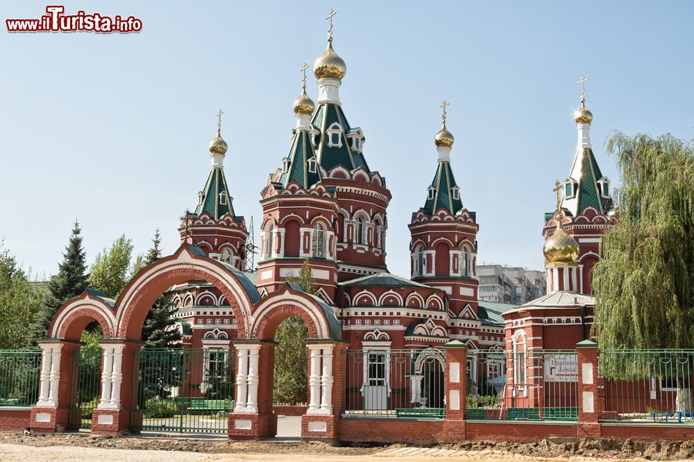 Immagine La bella cattedrale di Kazan a Volgograd, Russia.