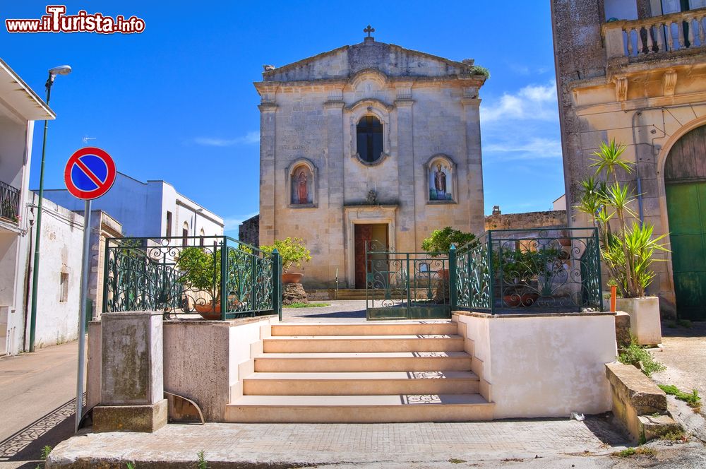 Immagine La Cappella della Madonna della Palma a Palmariggi, non distante da Otranto in Puglia.