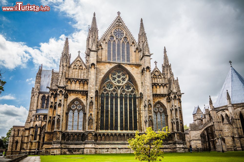 Immagine La cattedrale gotica di Lincoln, Inghilterra. Per oltre 300 anni è stata l'edificio più alto del mondo.