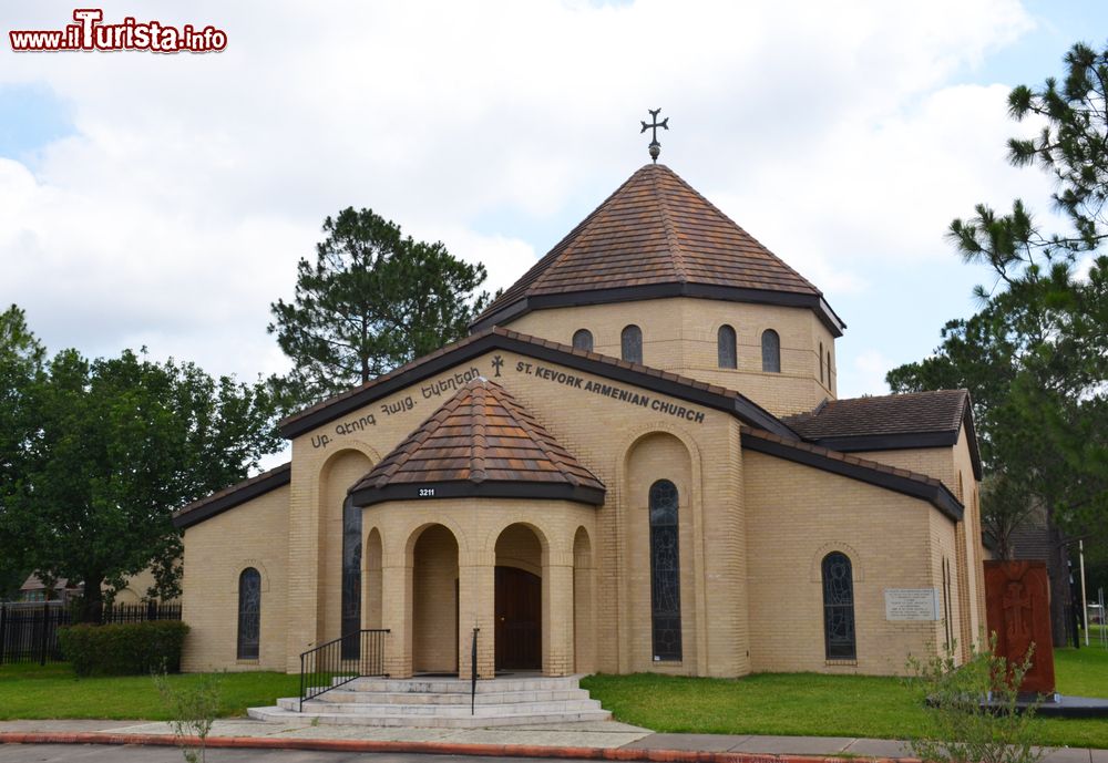 Immagine La chiesa armena St. Kevork nella città di Houston, Texas, Stati Uniti d'America.