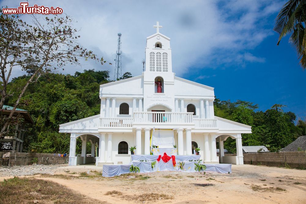 Immagine La chiesa cattolica di San Giuseppe Marello sull'isola di Palawan, Filippine.