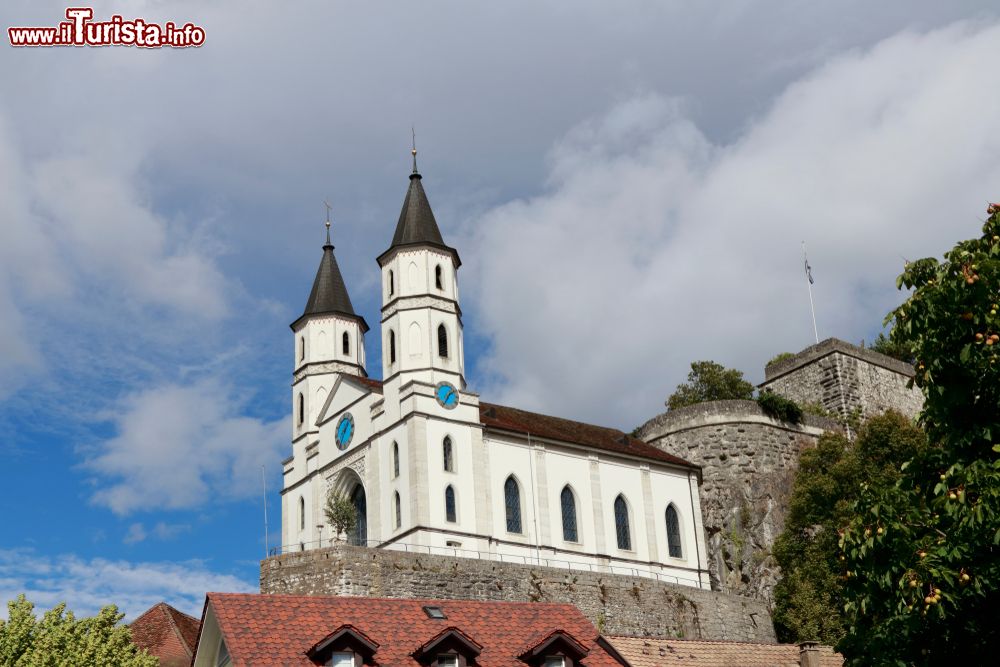 Immagine La chiesa del borgo di Aarburg in Svizzera