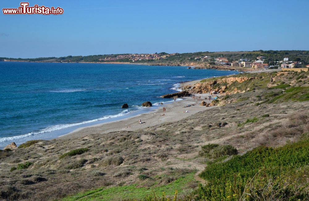 Immagine La costa e le dune di San Giovanni di Sinis, frazione di Cabras (provincia di Oristano).