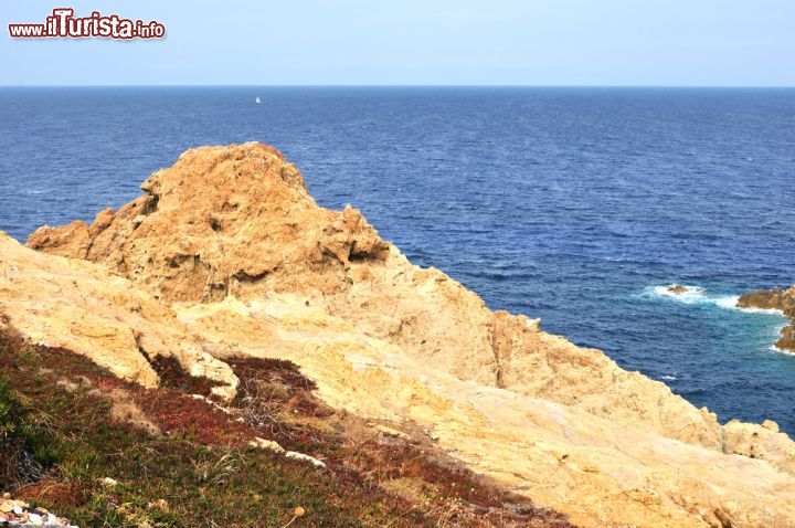 Immagine La costa rocciosa della zona de L'ile Rousse, in Corsica
