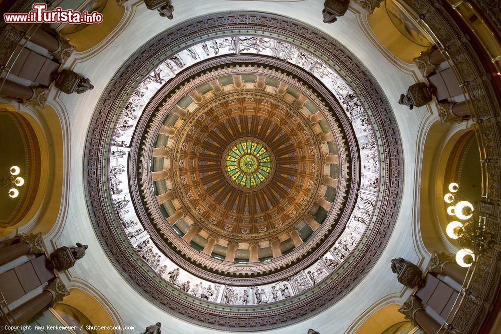 Immagine La cupola del Campidoglio di Jefferson City, Missouri, vista dall'interno (USA) - © Amy Kerkemeyer / Shutterstock.com