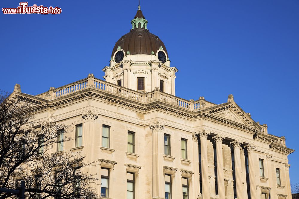 Immagine La cupola della Courthouse di Bloomington, Indiana, Stati Uniti d'America.