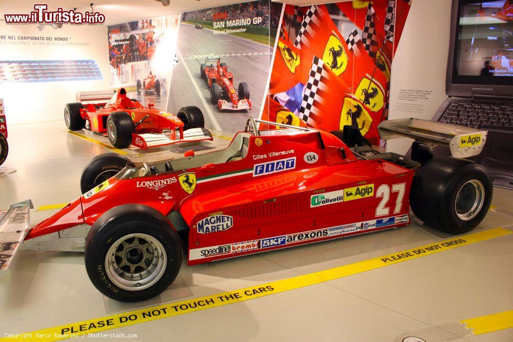 Immagine La Ferrarari di Gilles Villenueve esposta al Museo Ferrari di Maranello - © Marco Ramerini / Shutterstock.com