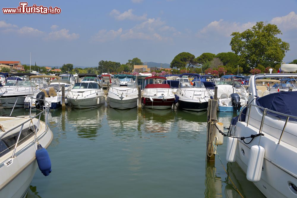 Immagine La marina di La Londe-les-Maures, Tolone, Francia. Si trova nella baia di Hyères ed è una delle località più tipiche della Costa Azzurra.