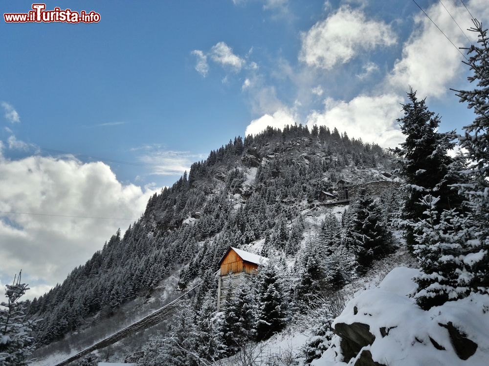 Immagine La Miniera di Ridanna in inverno. Sono le miniere ad altitudine più elevata delle Alpi