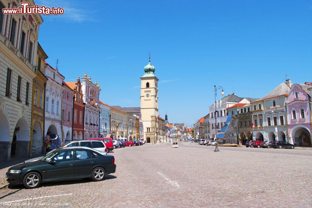 Immagine La piazza di Litomysl nel centro storico della città, Repubblica Ceca. Litomysl si trova circa 130 km a est di Praga - © Peteri / Shutterstock.com