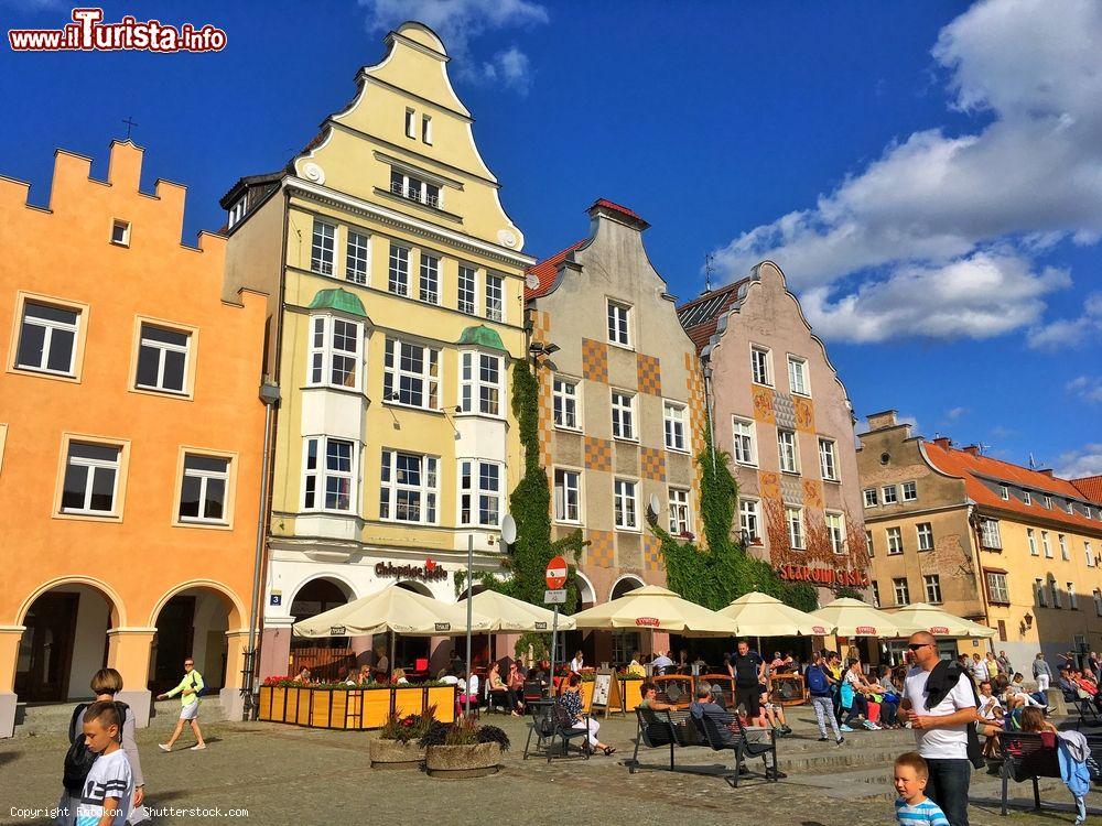 Immagine La piazza principale della città di Olsztyn, Polonia. E' il capoluogo del voivodato della Varmia-Masuria e del distretto di Olsztyn - © Fotokon / Shutterstock.com