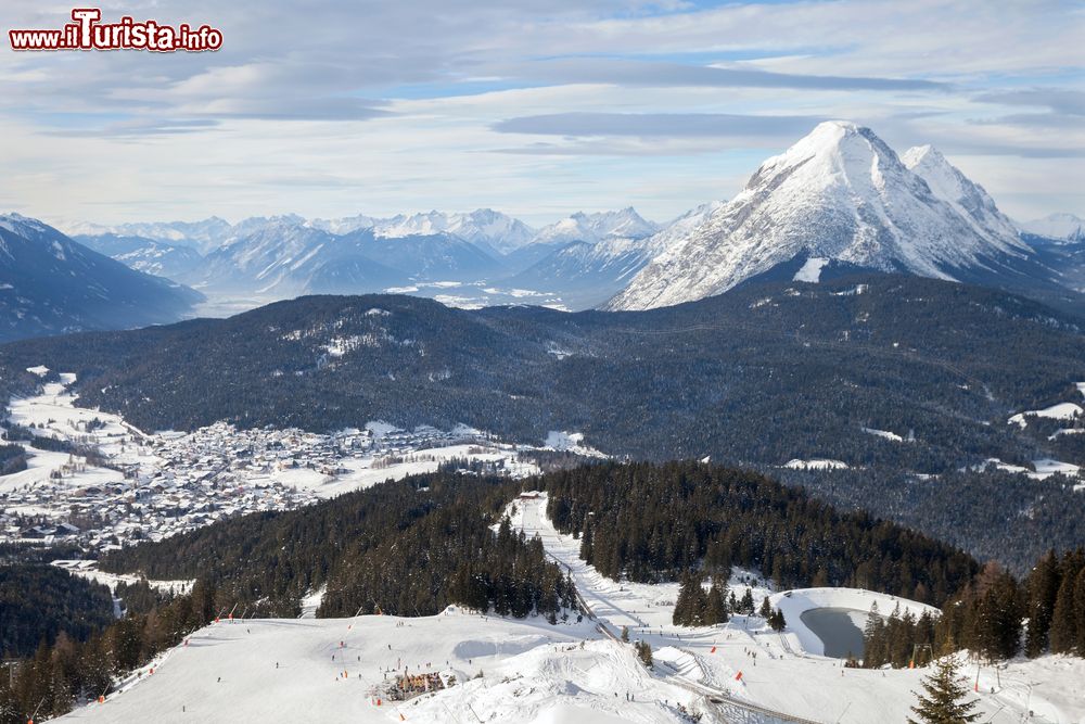 Immagine La regione sciistica Olympia Ski a Seefeld, in Austria