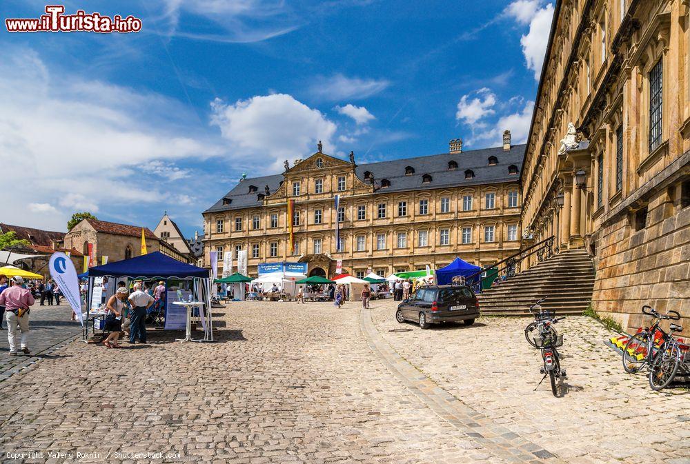 Immagine La Residenza Nuova dei principi-vescovi di Bamberga, Germania. Il centro storico cittadino è patrimonio mondiale dell'umanità - © Valery Rokhin / Shutterstock.com