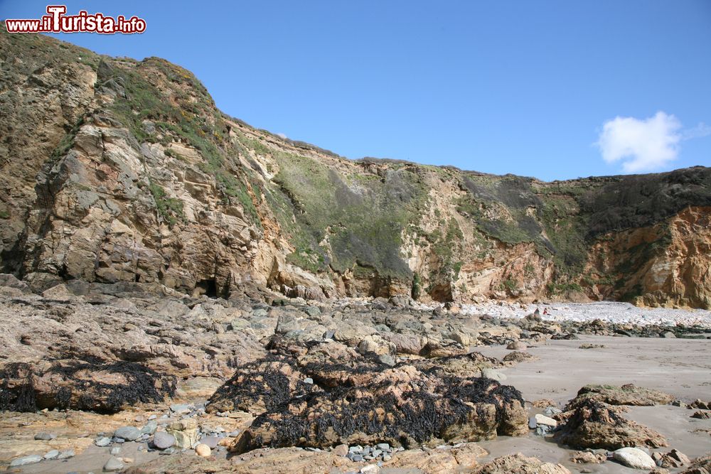 Immagine La spiaggia di Church Bay a Anglesey, Galles, UK.