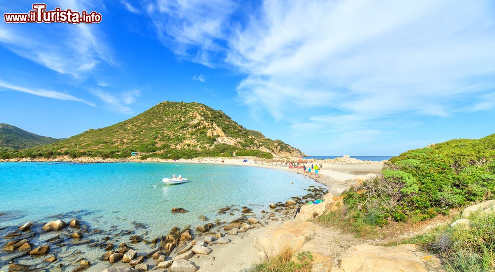 Immagine La spiaggia di Punta Molentis vicino a Villasimius in Sardegna