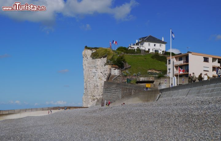 Immagine La spiaggia di Puys, teatro del tentativo fallito di sbarco alleato a Dieppe nel 1942 (Francia).