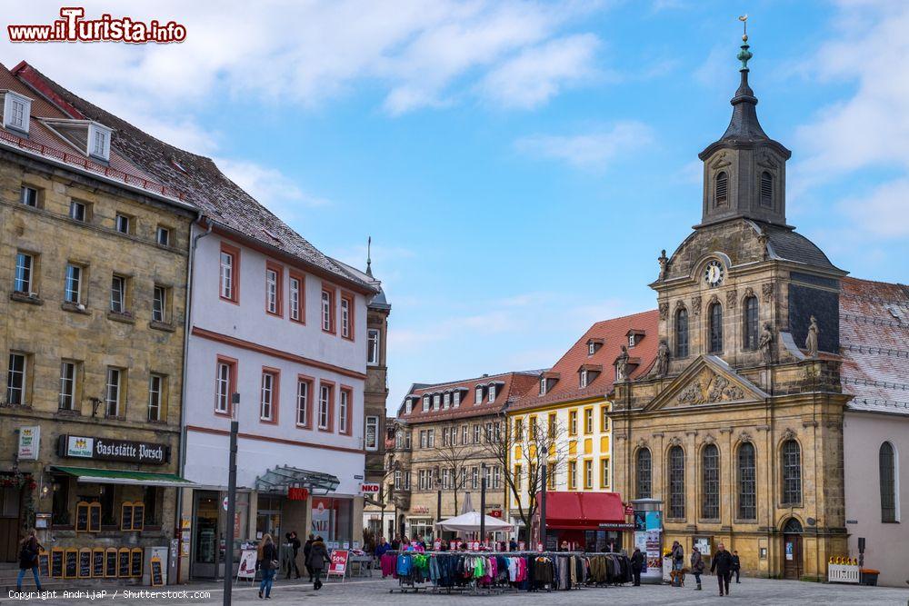 Immagine La vecchia chiesa protestante del centro storico di Bayreuth, Germania - © AndrijaP / Shutterstock.com