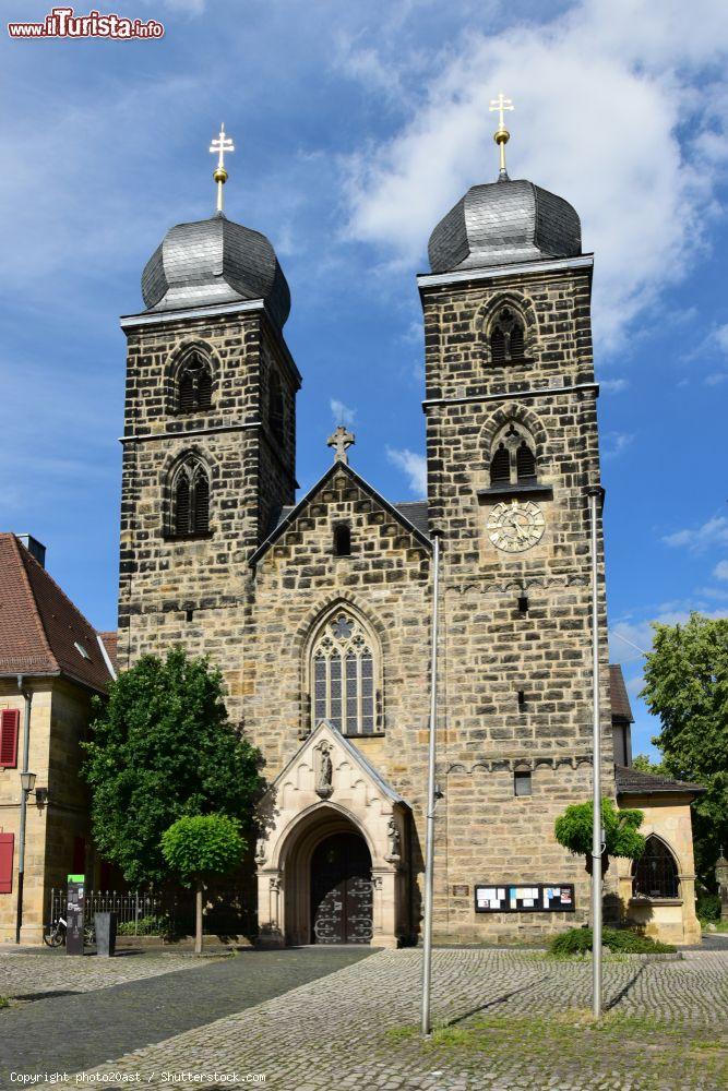 Immagine L'antica chiesa di St. Gangolf a Bamberga, Germania: la consacrazione di questo edificio cattolico risale al 1063 - © photo20ast / Shutterstock.com