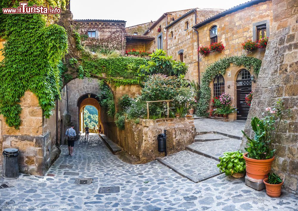 Immagine Immagine suggestiva di Civita di Bagnoregio, vicino a Viterbo nel Lazio la città che muore - © canadastock / Shutterstock.com