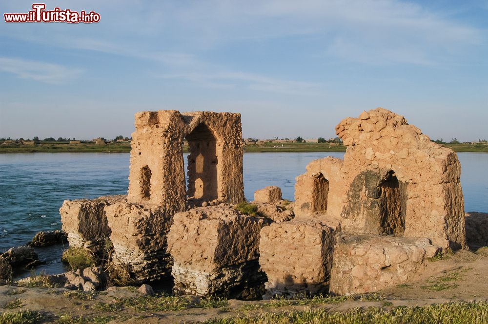 Immagine Le rovine del sito archeologico di Dura-Europos, Siria. Dopo aver superato la muraglia di 9 metri, davanti alla steppa si apre l'altopiano su cui si estende il sito: nonostante le testimonianze presenti in superficie dell'epoca ellenistica e romana siano poche (i reprti sono conservati nei musei), quest'area merita una visita approfondita.