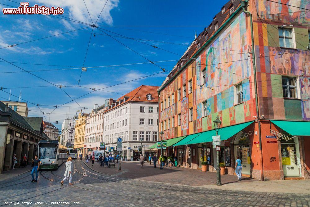 Immagine Le vecchie case di Moritzplatz a Augusta, Germania - © Matyas Rehak / Shutterstock.com