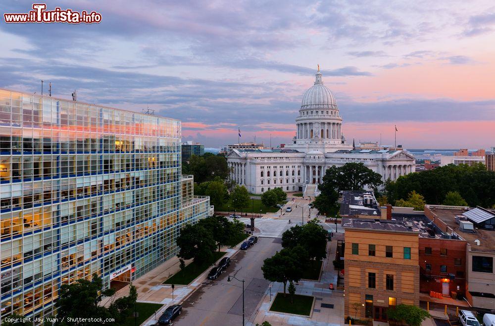 Madison, capitale dello stato del Wisconsin (USA), ... | Foto Madison