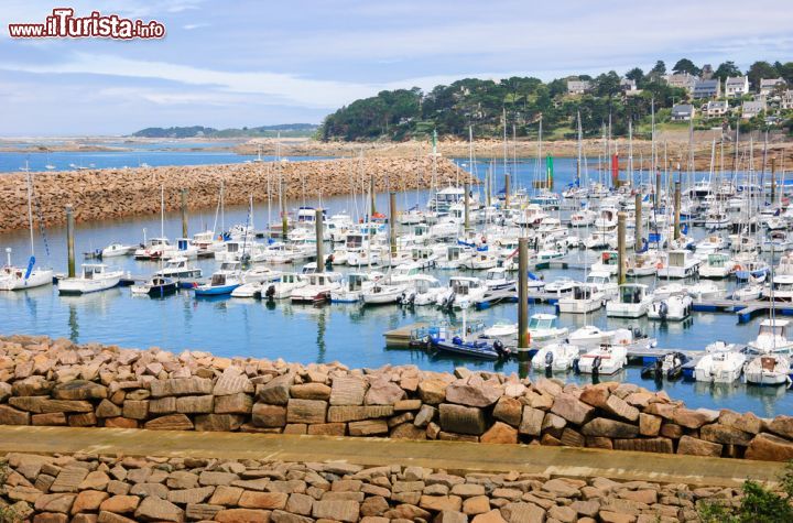 Immagine La marina di Trebeurden sulla Costa di Grantio Rosa, vicino Ploumanac'h (Francia)