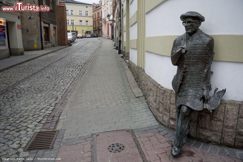 Immagine Monumento a Roman Brandstaetter a Tarnow, Polonia: è stato poeta, scrittore e traduttore - © Maria_Janus / Shutterstock.com