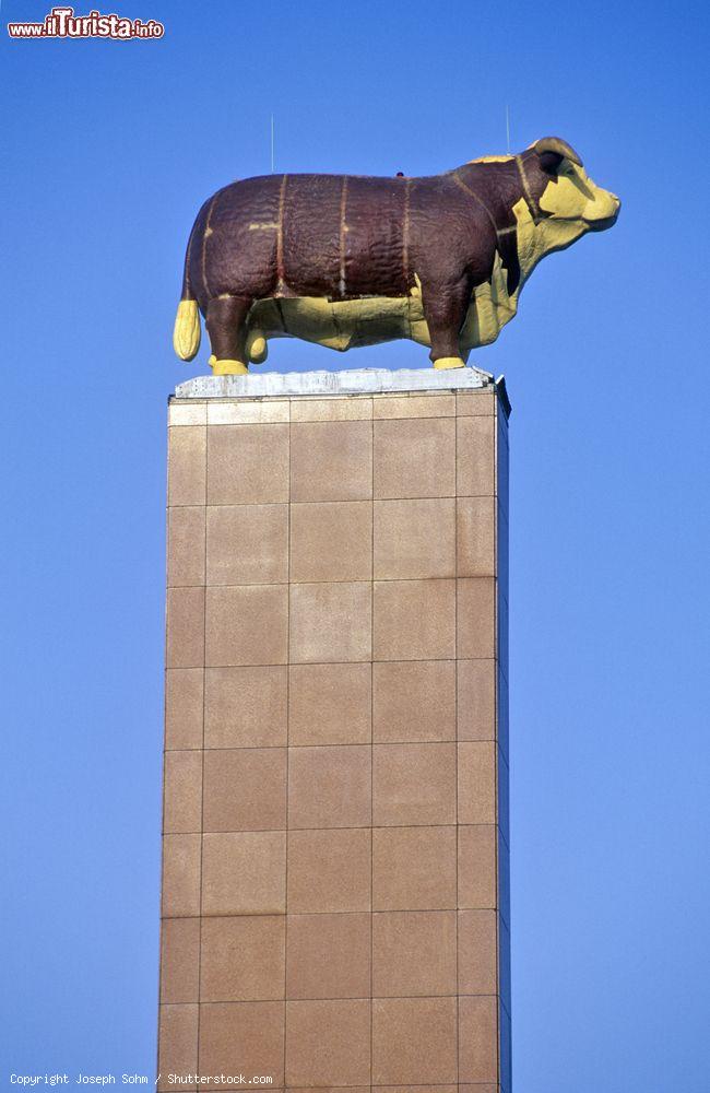 Immagine Monumento alla razza bovina Hereford a Kansas City, Missouri, nota anche come capitale del manzo - © Joseph Sohm / Shutterstock.com