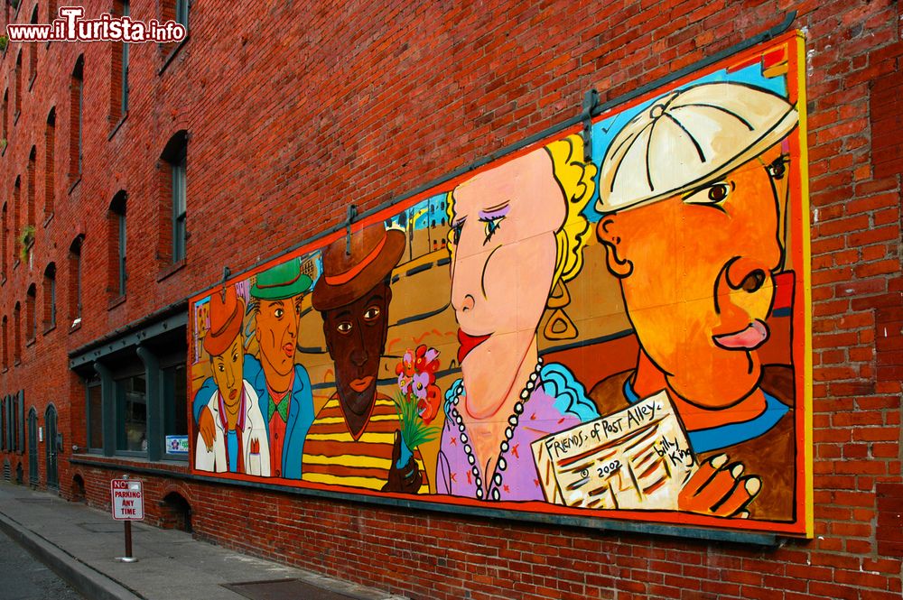 Immagine Murales in una strada di Seattle, Washington.