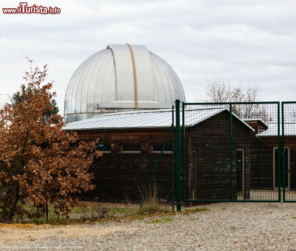 Immagine L'Osservatorio Astronomico del Chianti a Barberino Val d'Elsa, Toscana. Questa struttura polivalente è immersa nel Parco Botanico del Parco ed è caratterizzata da una grande cupola di 7 metri di diametro - © Antonio Gravante / Shutterstock.com