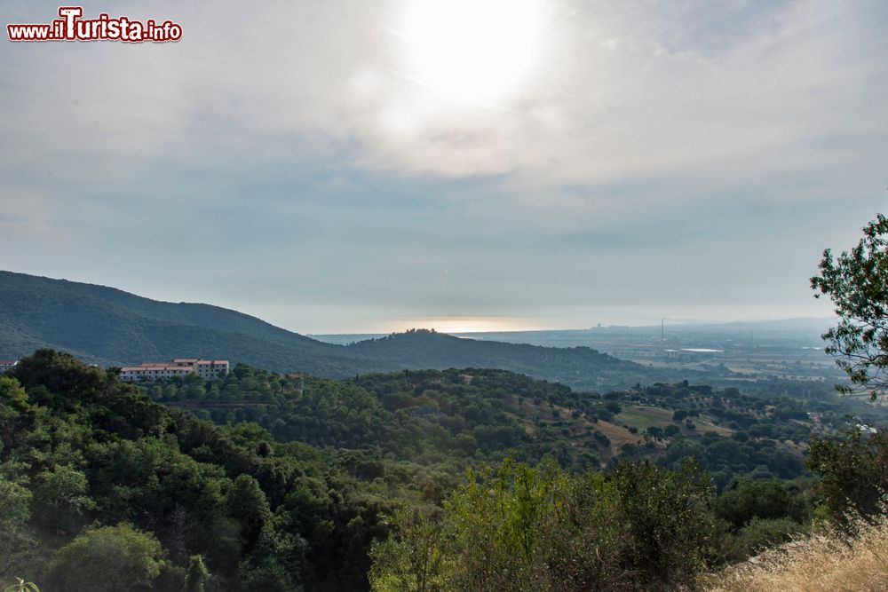 Immagine Panorama  dalle colline di Scarlino, provincia di grosseto, Toscana