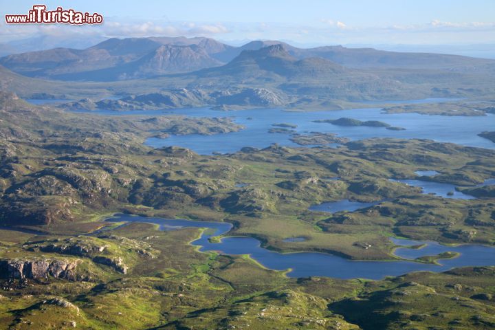 Immagine Panorama aereo delle Highlands scozzesi