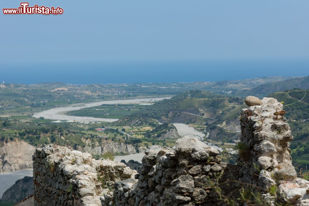 Immagine Panorama da Stilo in direzione della costa tirrenica della Calabria