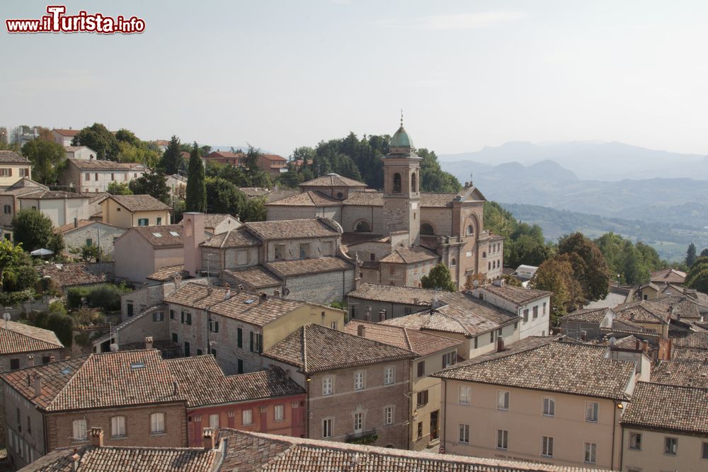 Immagine Panorama del centro di Verucchio, Val Marecchia