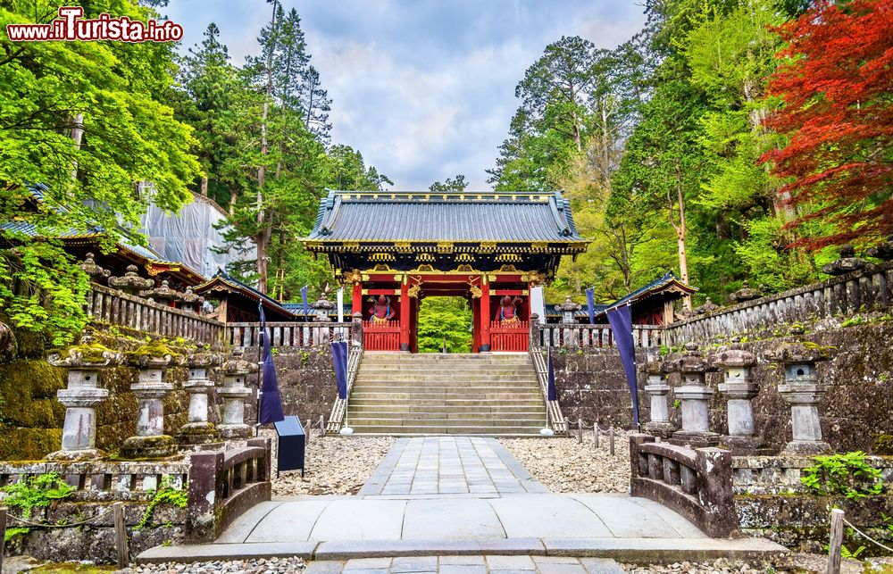 Immagine Panorama del Futarasan shrine a Nikko, Giappone. Venne costruito nell'8° secolo per adorare le divinità del monte Nikko.