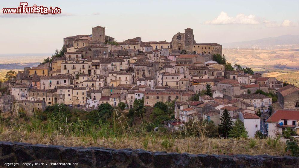 Immagine Panorama di Altomonte, provincia di Cosenza, Calabria. Questo territorio è rinomato per i vigneti e gli uliveti: fra i prodotti ci sono i vini  balbini tanto decantati da Plinio il Vecchio - © Gregory Dixon / Shutterstock.com