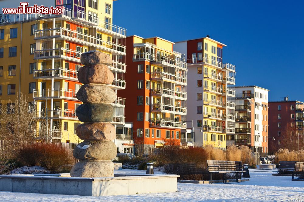 Immagine Panorama sulle moderne costruzioni della città svedese di Vasteras.