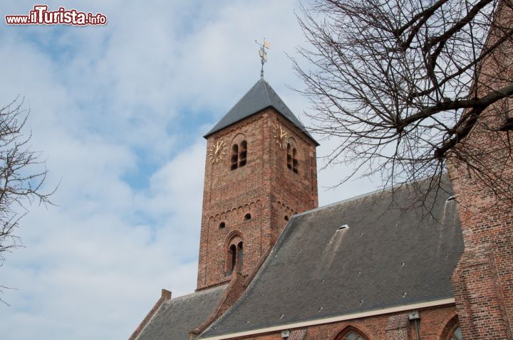 Immagine Particolare della vecchia chiesa di Naaldwijk, Olanda. Si tratta di una bella testimonianza di architettura storica.