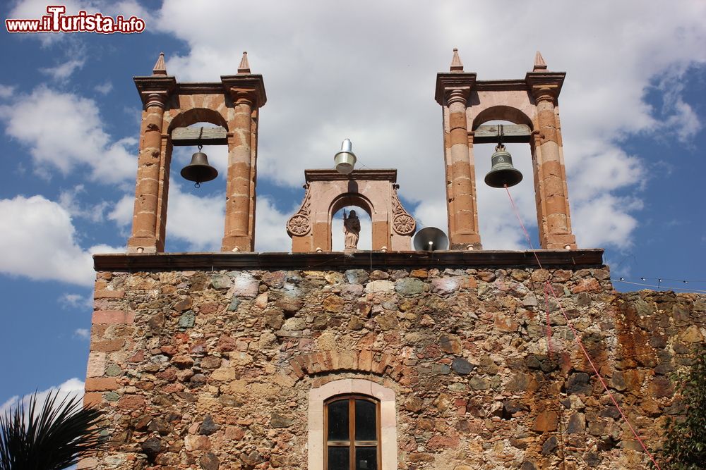 Immagine Particolare di una chiesa nella città di Zacatecas, Messico. La città fu fondata nel 1546 e costruita sopra una ricca vena di argento.